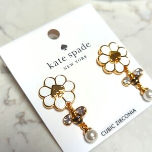 NWT Kate Spade New York Bumble Bee Day Tripper Drop Earrings